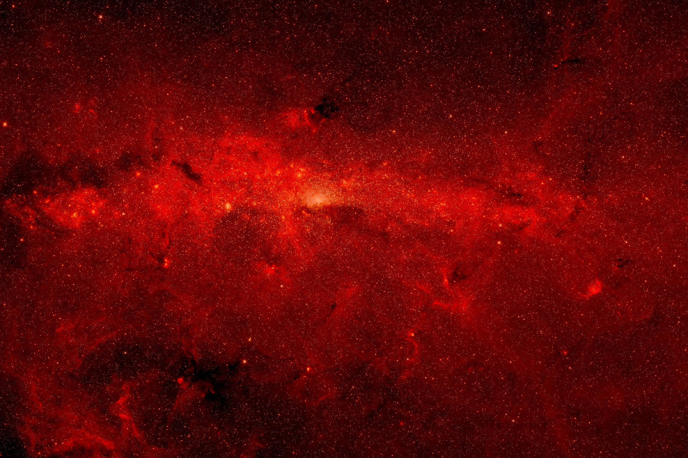 Dark Red Space Background